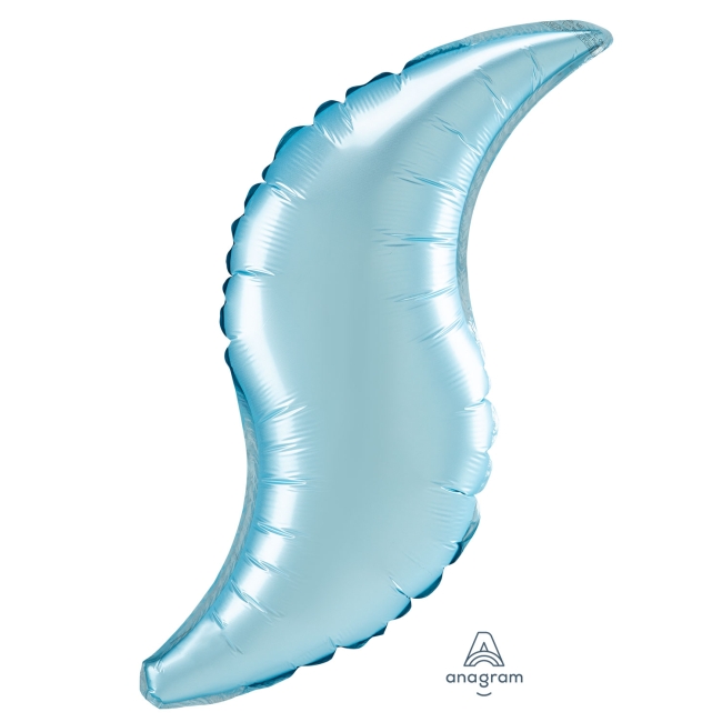 28 / 71cm Curve: Pastel Blue Satin