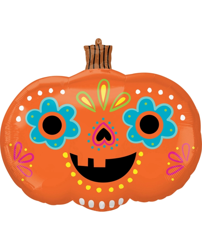 Forma Calabaza Dia Los Muertos 60X58cm