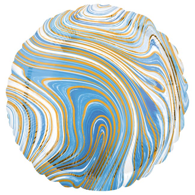 18/45cm Circulo Marblez Azul ***OFERTA DTO NO ACUMULABLE