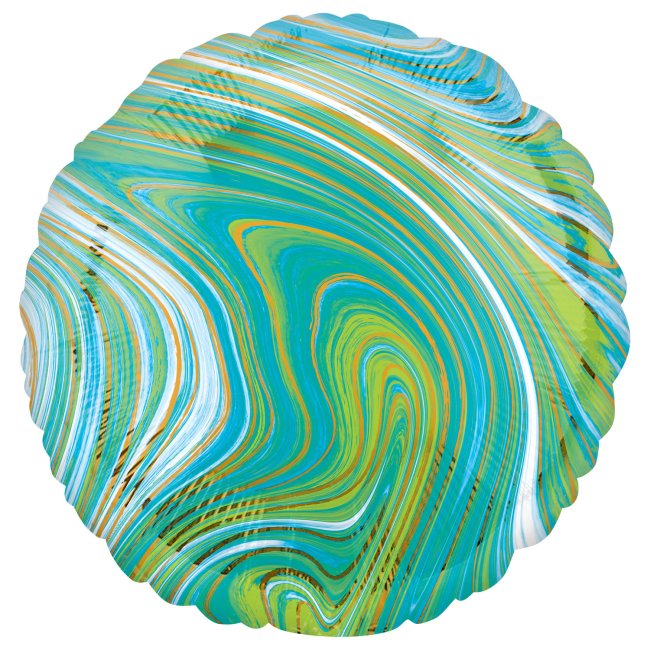 18/45cm Circulo Marblez Azul-Verde ***OFERTA DTO NO ACUMULABLE