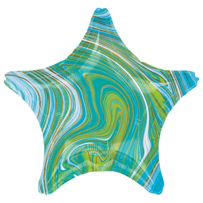 19/48cm Estrella Marblez Azul-Verde ***OFERTA DTO NO ACUMULABLE