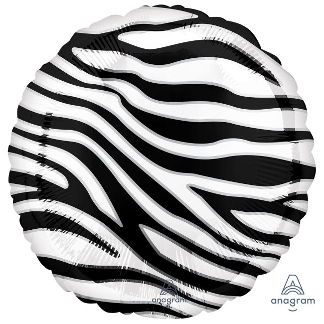 18 / 45cm Zebra Print Animalz