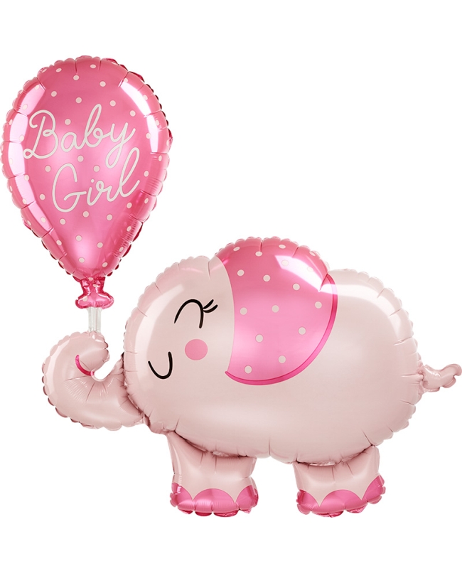 Forma Elefante Bebe Niña 73X78cm