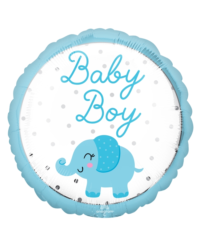 18/45cm Baby Boy Elefante Azul