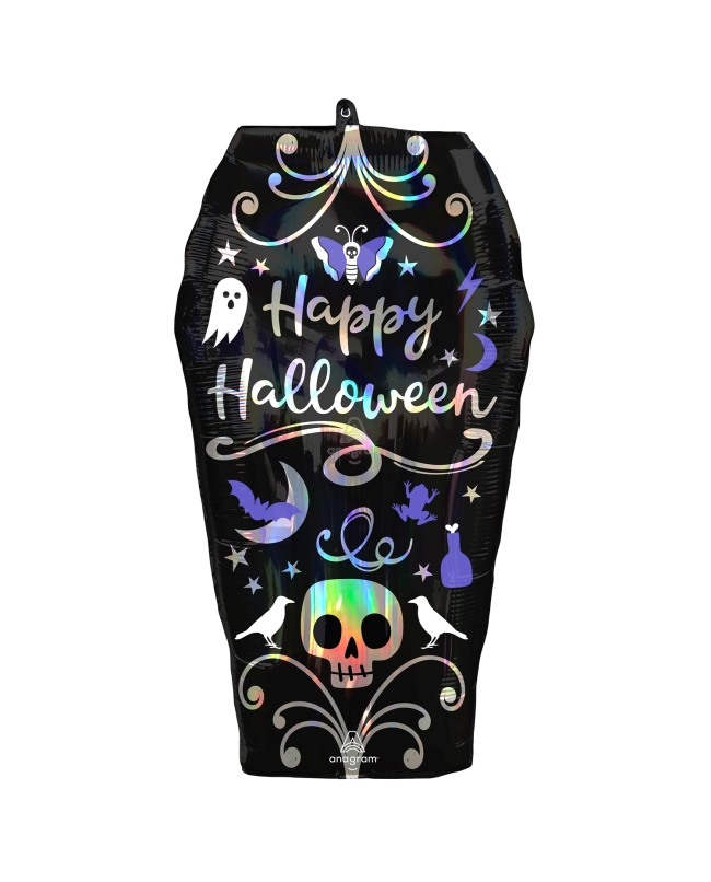 Forma Irisdisc. Ataud Happy Halloween.38X68cm