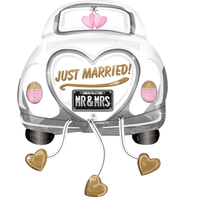 Forma Coche Just Married 58 X 79cm