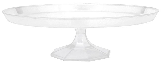 BANDEJA STAND POSTRE TRANSPARENTE MEDIANA 29.8cm ***OFERTA DTO NO ACUMULABLE