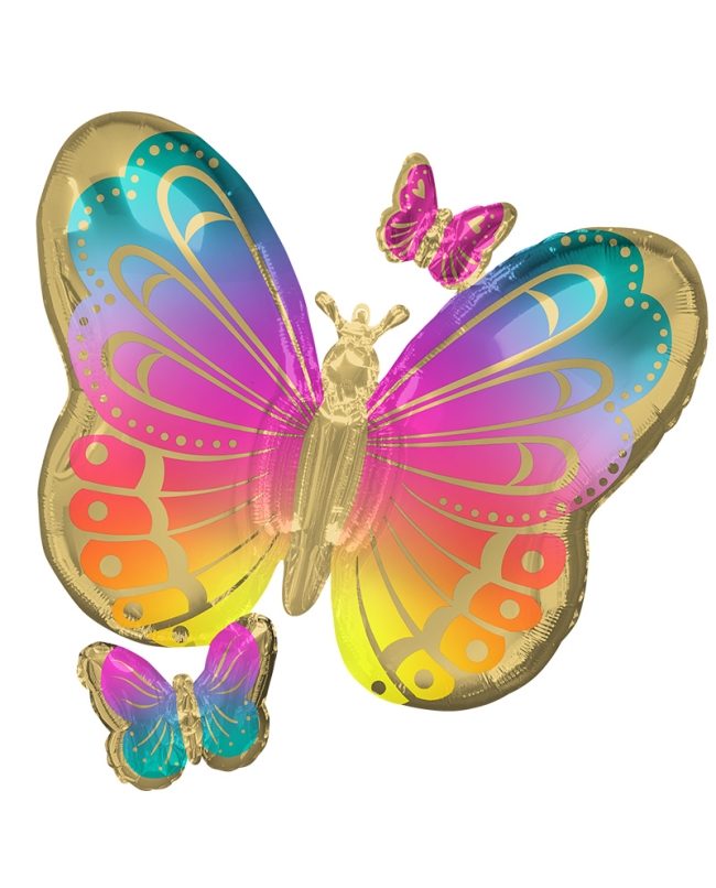 Forma Mariposas Multicolor 73X71cm