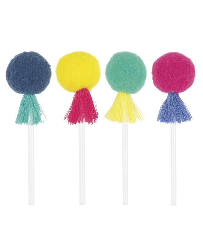Palillos Pompones Y Borlas Surtidos