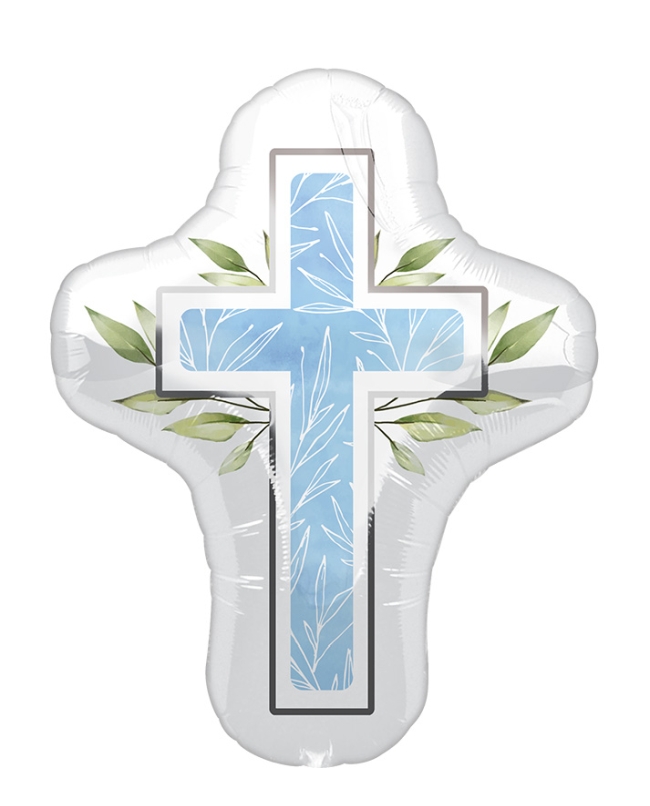 Forma Cruz Comunion Azul 58 X 71cm