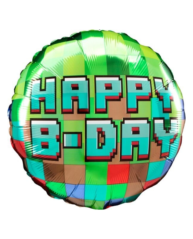 18/45cm Pixel Party Happy B-Day 