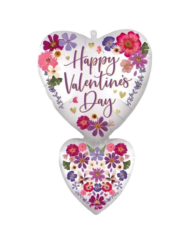 Forma H. Valentines Day Doble Corazon 50X78cm