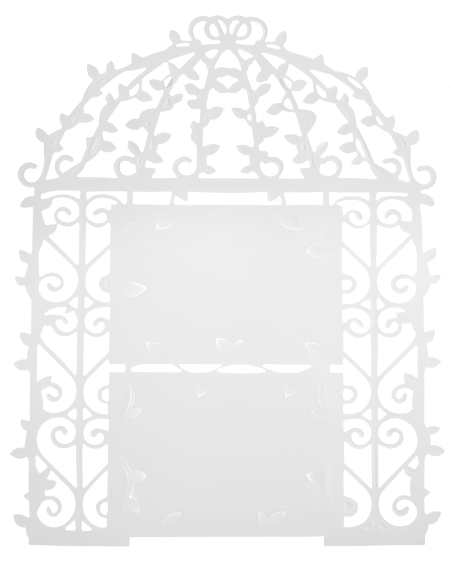Pizarra Jaula Blanco 30 X 40cm Plastico ***OFERTA DTO NO ACUMULABLE