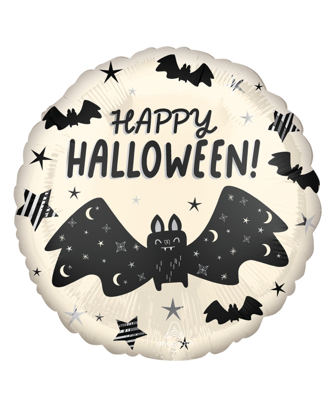 18/43cm Halloween Murcielagos Satin