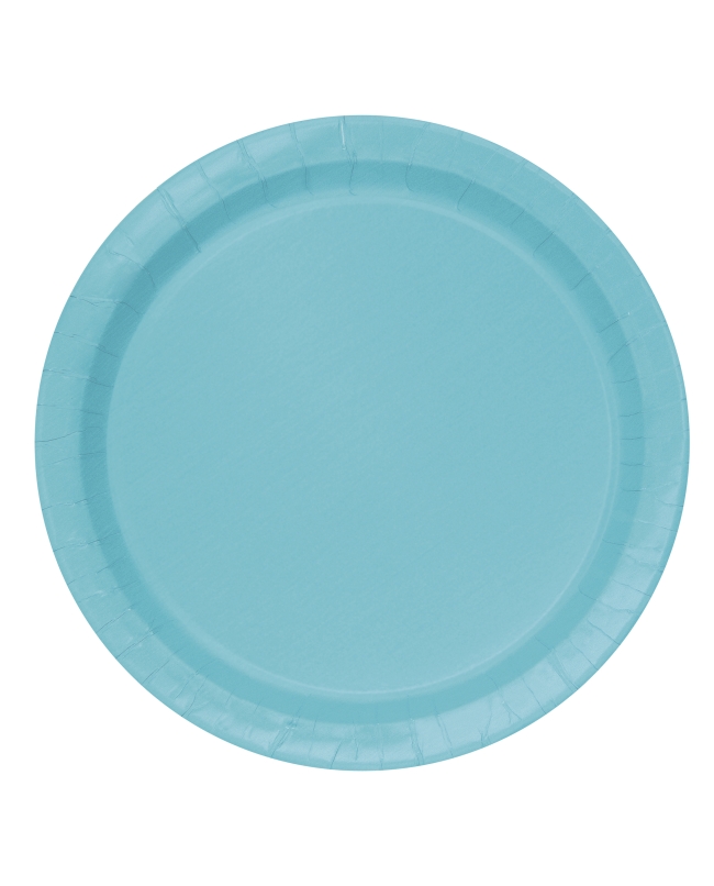 Platos 17,5cm Redondo Turquesa Carton ***OFERTA DTO NO ACUMULABLE