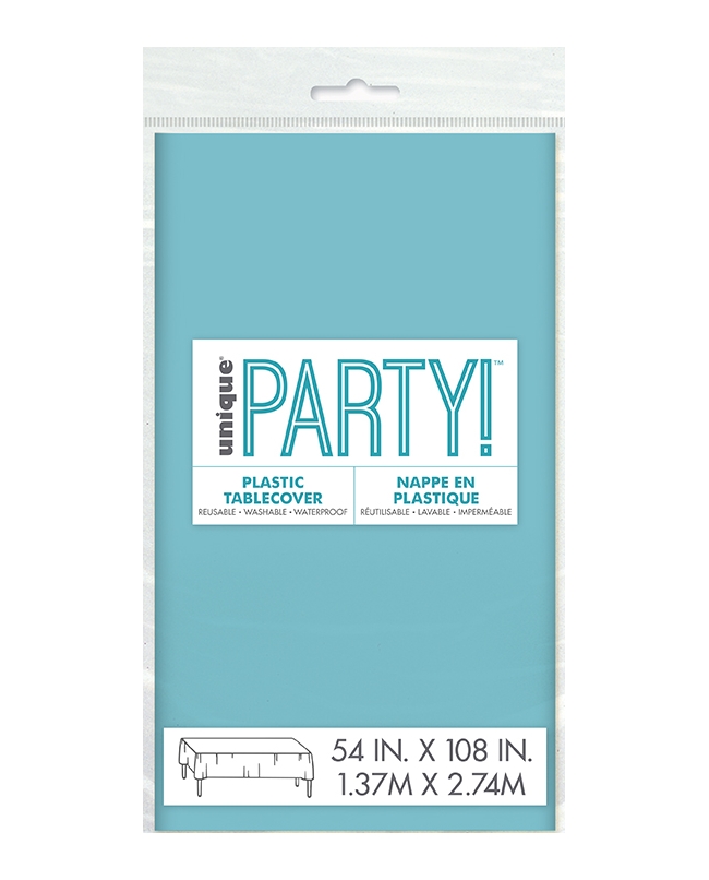 Mantel Plastico Turquesa 1,37X2,74M Pkg Peq. ***OFERTA DTO NO ACUMULABLE