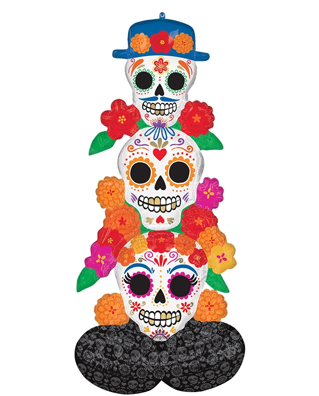 Airloonz Calavera Flores 63 X 134cm ***OFERTA DTO NO ACUMULABLE