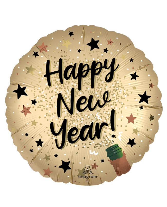 18/45cm H. New Year Brillo Natural