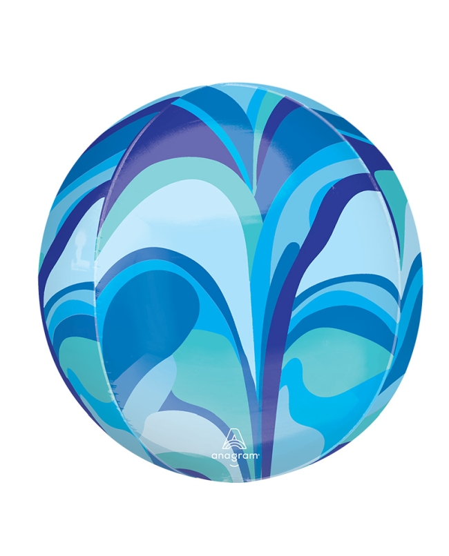 Orbz Azul Marmol Vibrante 38X38cm