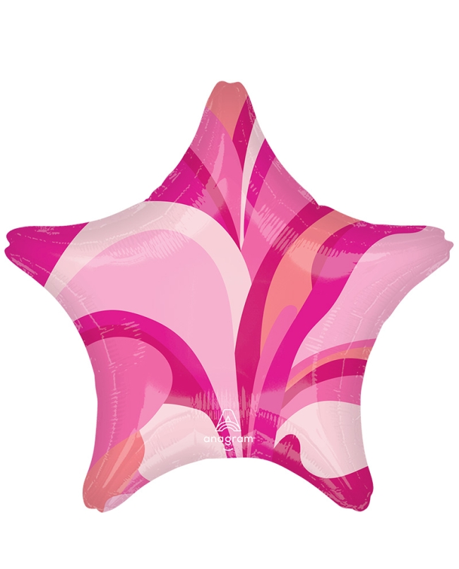 19/48cm Estrella Rosa Marmol Vibrante