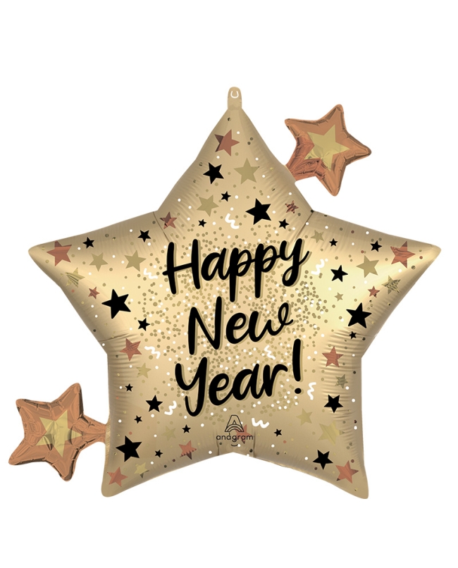 Forma Estrella H.New Year Brillo Natural 73X68cm (5)