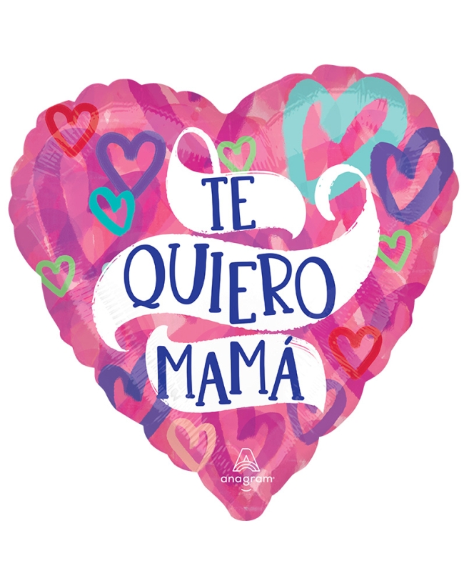 18/45cm Te Quiero Mama Corazones