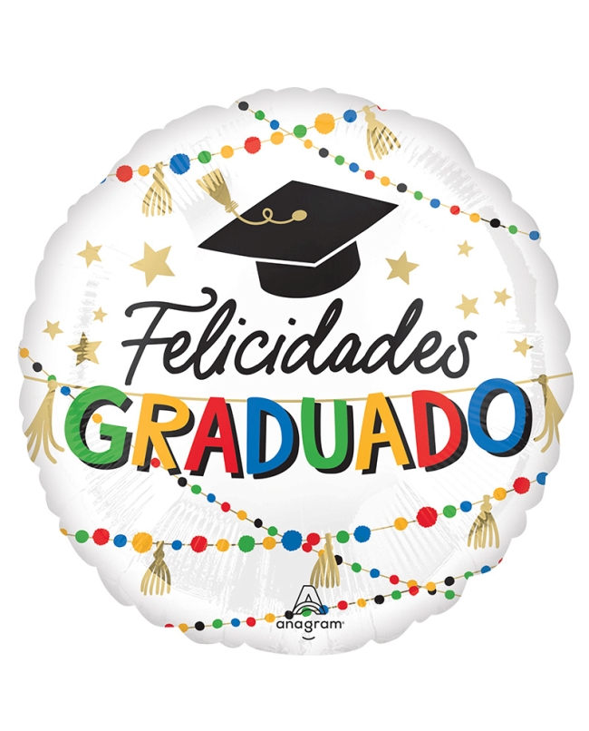 18/45cm Felicidades Graduado