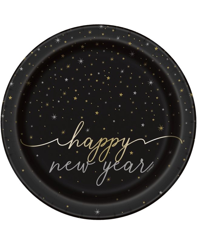 Platos 22,8cm H. New Year Disco