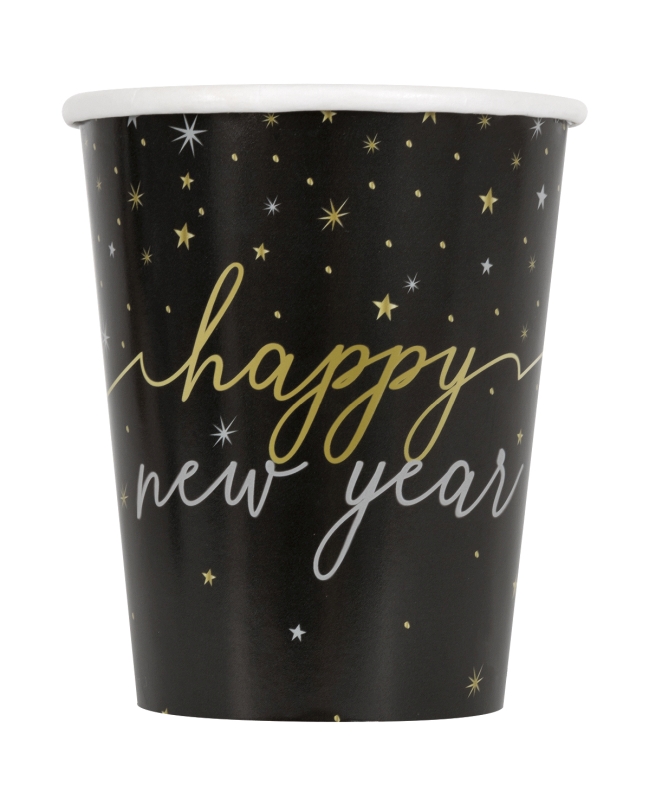 Vasos 266ml H.New Year Disco Carton