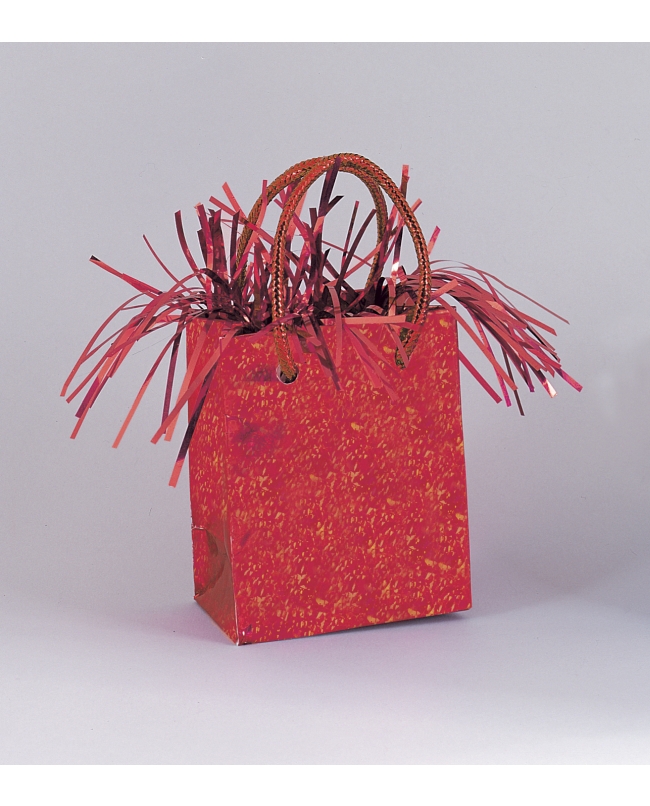 Peso Bolsa Regalo Rojo Prism. 156gr 8X6X4cm