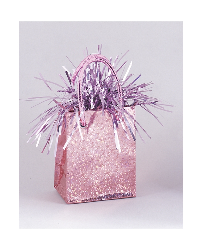 Peso Bolsa Regalo Rosa Pastel Prism. 156gr 8X6X4cm