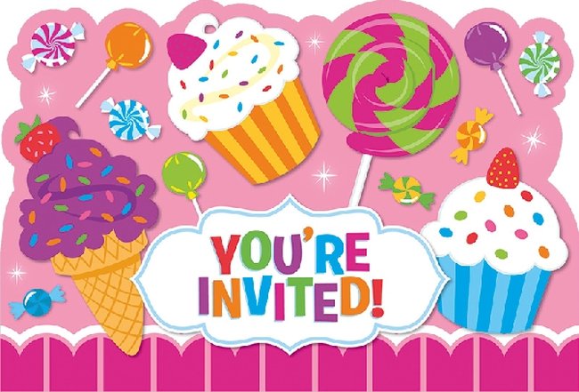 Invitaciones: Sweet Shop ***OFERTA DTO NO ACUMULABLE