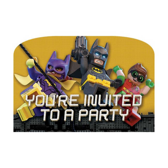 Invitaciones: Batman Lego ***OFERTA DTO NO ACUMULABLE