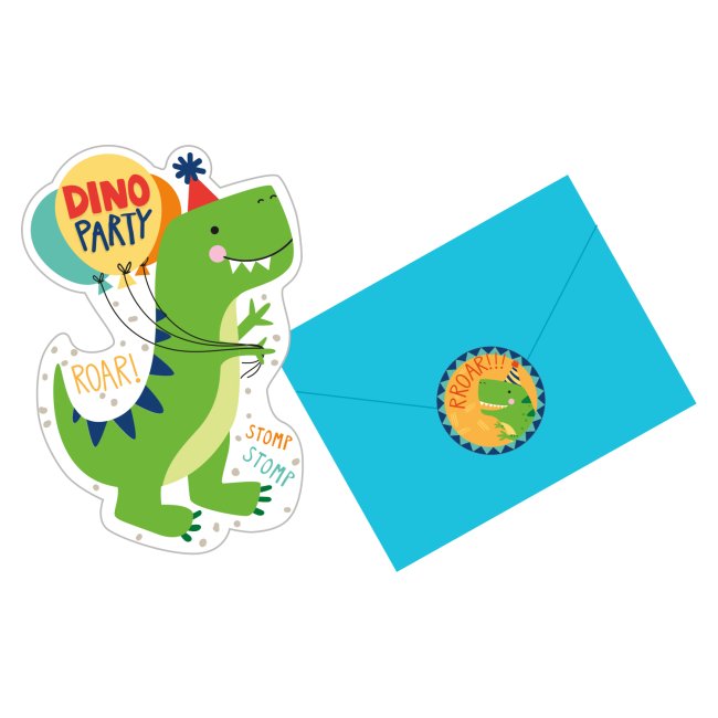 Invitaciones Happy Dino Bday