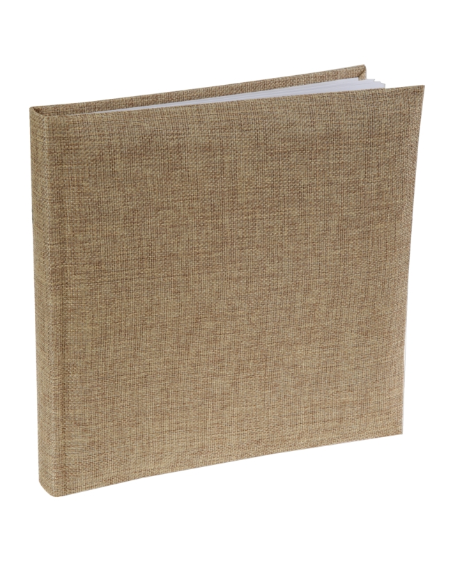 Libro Firmas Kraft 24 X 24cm 20Pag. Papel Y Yute. ***OFERTA DTO NO ACUMULABLE