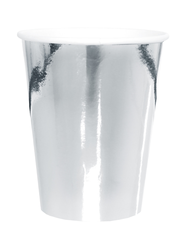 Vaso Mtl Plata 7.8X9.7cm 27cl Carton ***OFERTA DTO NO ACUMULABLE
