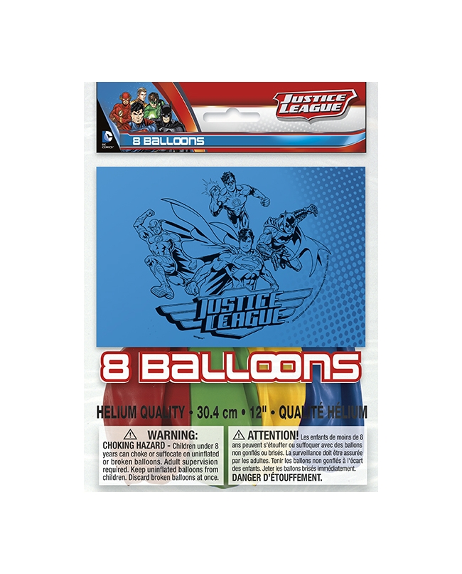 Globos Latex 30cm Liga De La Justicia