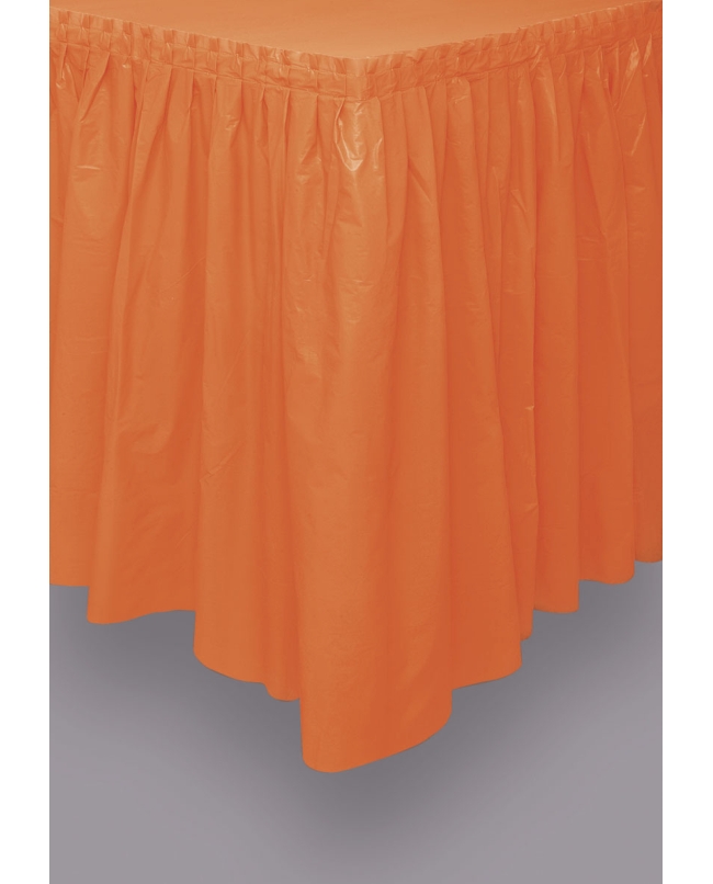 Faldon Mesa Plastico Naranja 4,27Mx74cm ***OFERTA DTO NO ACUMULABLE