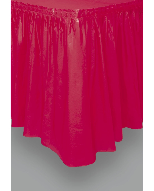 Faldon Mesa Plastico Rojo 4,27Mx74cm ***OFERTA DTO NO ACUMULABLE