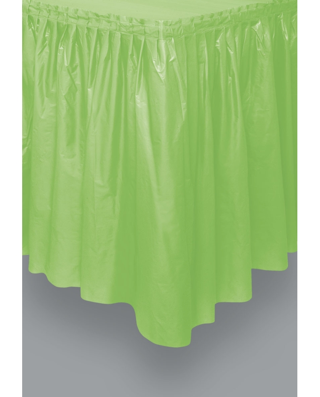 Faldon Mesa Plastico Verde Lima 4,27Mx74cm ***OFERTA DTO NO ACUMULABLE