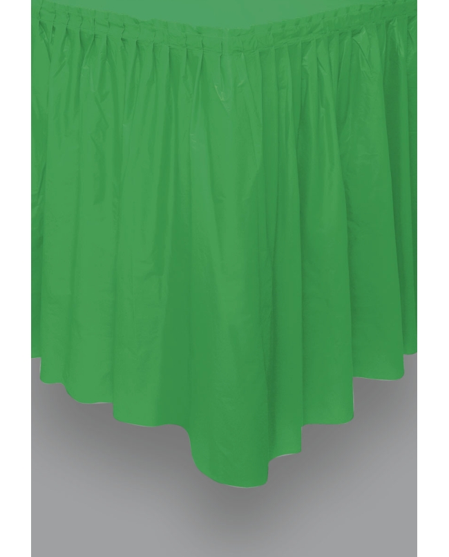 Faldon Mesa Plastico Verde Esmeralda 4,27Mx74cm ***OFERTA DTO NO ACUMULABLE