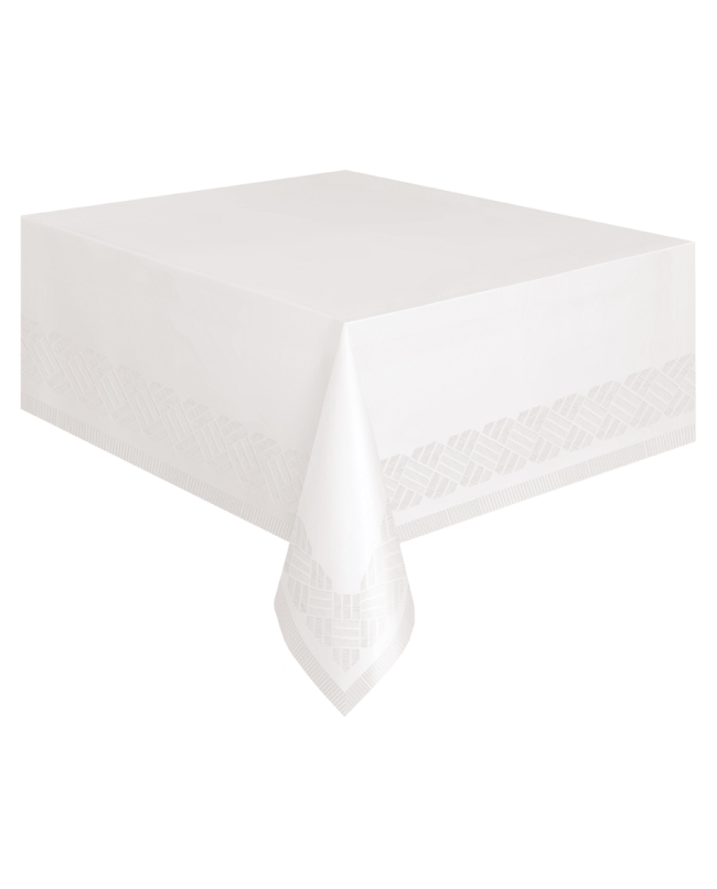Mantel Blanco Papel-Poliester 1,37X2,74m
