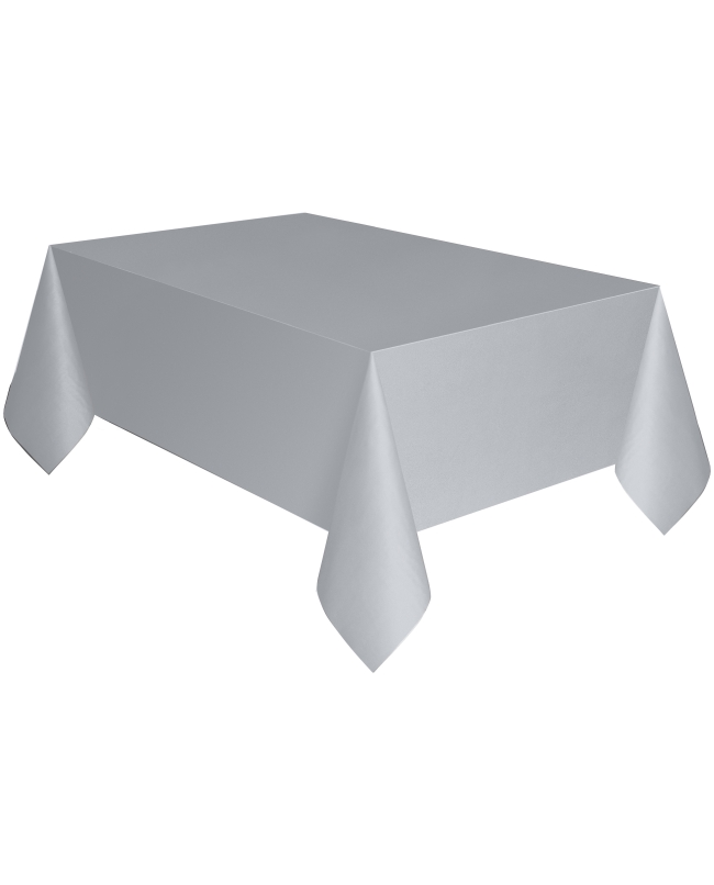 Mantel Plastico Plateado 1,37X2,74m ***OFERTA DTO NO ACUMULABLE