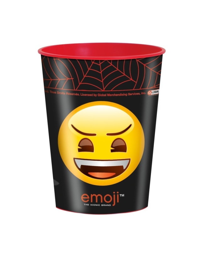 Vaso 473ml Halloween Emoji Monstruos Plastico
