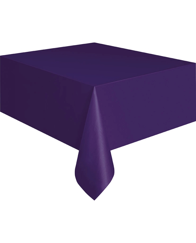 Mantel Plastico Morado Oscuro 1,37X2,74M ***OFERTA DTO NO ACUMULABLE