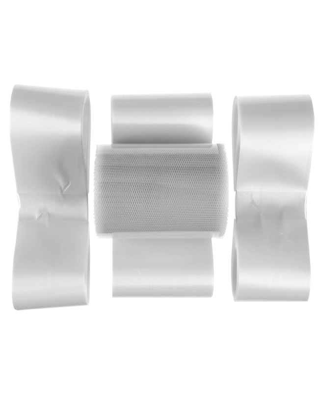 Kit Lazo Coche Blanco 24.5 X 23.5 X 7cm Poliester Y Poliprop. ***OFERTA DTO NO ACUMULABLE