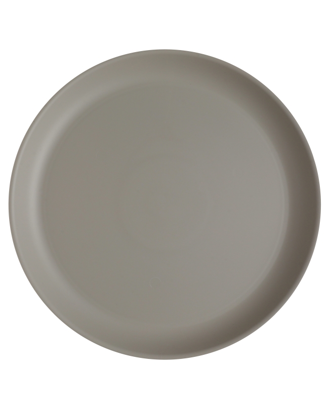 Plato Reutilizable Talco 27,4cm Marron-Gris Topo PP+Mineral ***OFERTA DTO NO ACUMULABLE