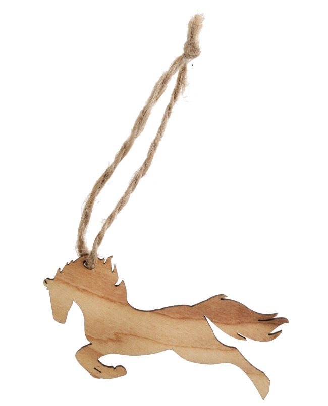 Marcasitio Paseo Caballo 7 X 4.2cm Madera Y Cuerda ***OFERTA DTO NO ACUMULABLE