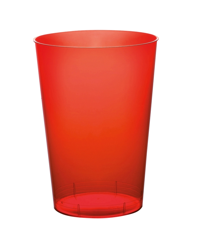 Vaso Reutilizable Rojo 20cl Poliestireno ***OFERTA DTO NO ACUMULABLE