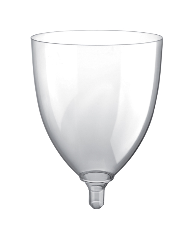 Copa Reutilizable Vino Maxi Transparente Sin Pie 30cl Poliestireno ***OFERTA DTO NO ACUMULABLE